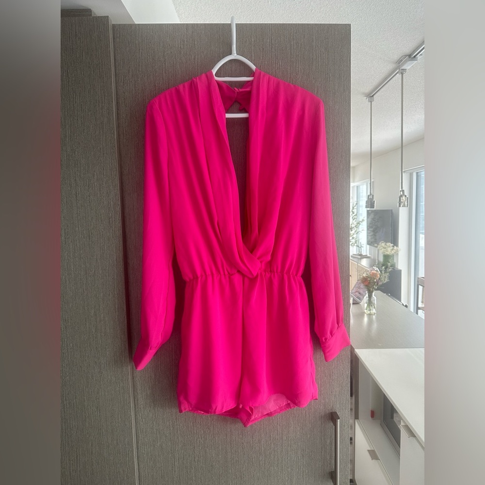 Drape Neck Romper - Picture 5 of 5